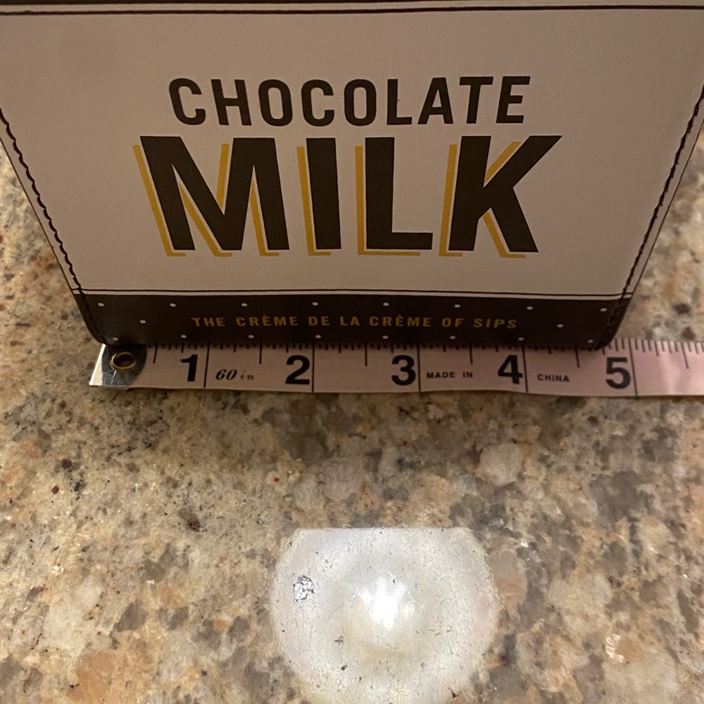 KATE SPADE Chocolate Milk Carton Crossbody Bag crème de la crème pocket book - Picture 10 of 11
